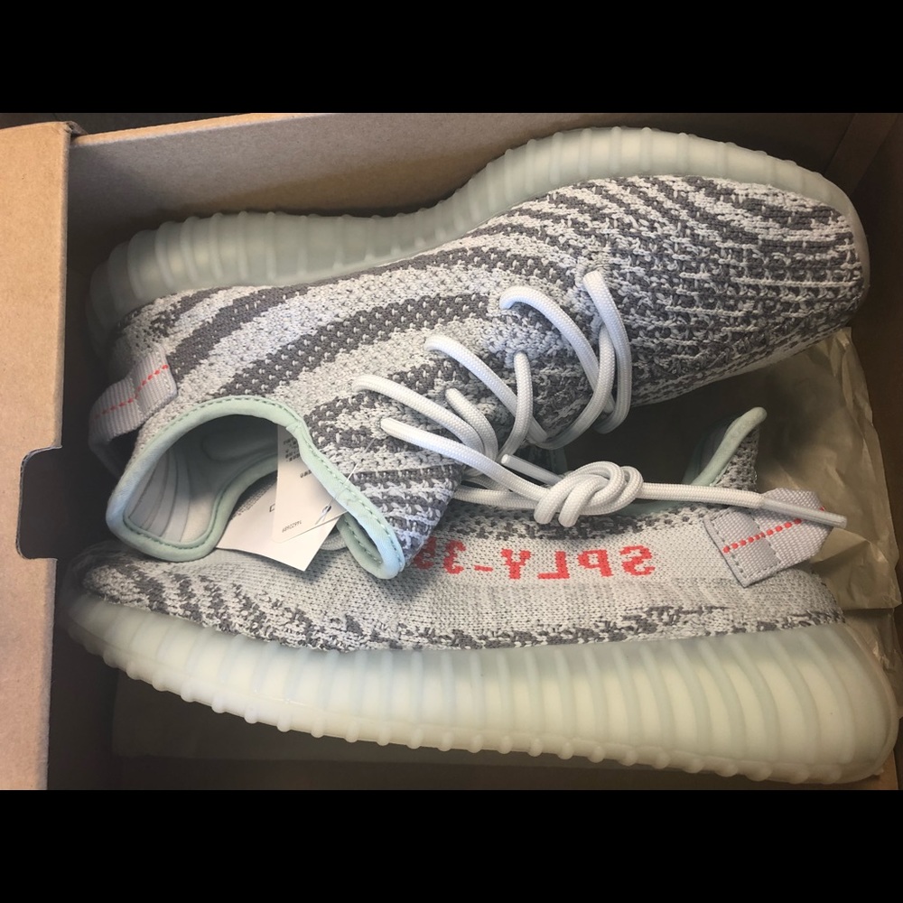 Adidas Yeezy Boost 350 V2 Blue Tint, Size 6
